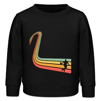 Basket-ball - Sweat enfant bio Stanley/Stella - noir - Devant - AI Model Kid Male (0cm)