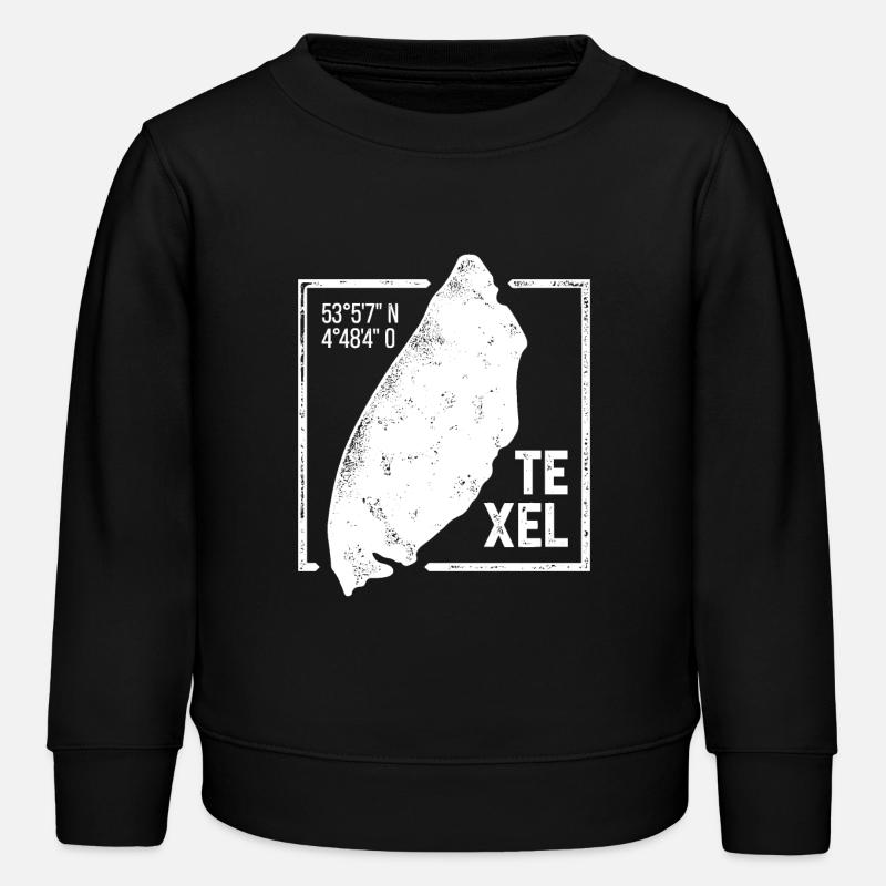 | Texel Conception de timbres Island Silhouette - Sweat enfant bio Stanley/Stella - noir
