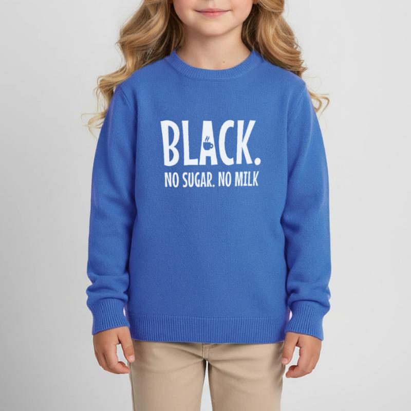 Coffee Statement Caffeine Coffee Drinker Coffee Cup Kids Organic Sweatshirt by Stanley/Stella