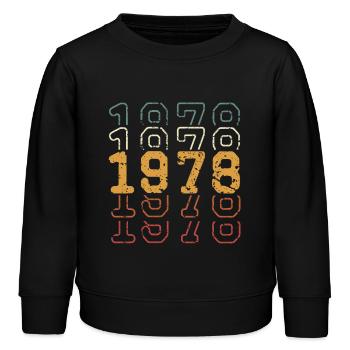 1978 - Sweat enfant bio Stanley/Stella - noir - Devant - AI Model Kid Male (0cm)