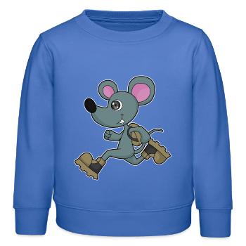 Mouse Jogger Jogging Sport - Sweat enfant bio Stanley/Stella - carolina blue - Devant - AI Model Kid Female (0cm)