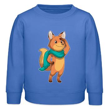 Fuchs Schal - Kinder Organic Sweatshirt Mini Changer von Stanley/Stella - carolina Blue - Vorne - AI Model Kid Female (0cm)