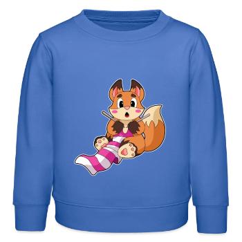 Fuchs Schal - Kinder Organic Sweatshirt Mini Changer von Stanley/Stella - carolina Blue - Vorne - AI Model Kid Female (0cm)