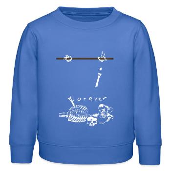 Street Workout - Kinder Organic Sweatshirt Mini Changer von Stanley/Stella - carolina Blue - Vorne - AI Model Kid Female (0cm)