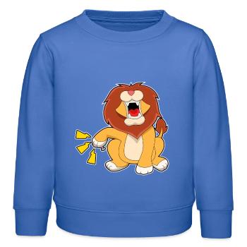 Löwe Nagel - Kinder Organic Sweatshirt Mini Changer von Stanley/Stella - carolina Blue - Vorne - AI Model Kid Female (0cm)