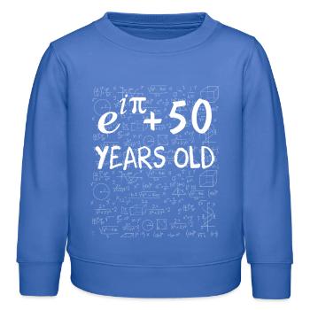 49. Geburtstag 49 Jahre Euler - Kinder Organic Sweatshirt Mini Changer von Stanley/Stella - carolina Blue - Vorne - AI Model Kid Female (0cm)