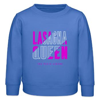 Lasagnen Königin - Kinder Organic Sweatshirt Mini Changer von Stanley/Stella - carolina Blue - Vorne - AI Model Kid Female (0cm)