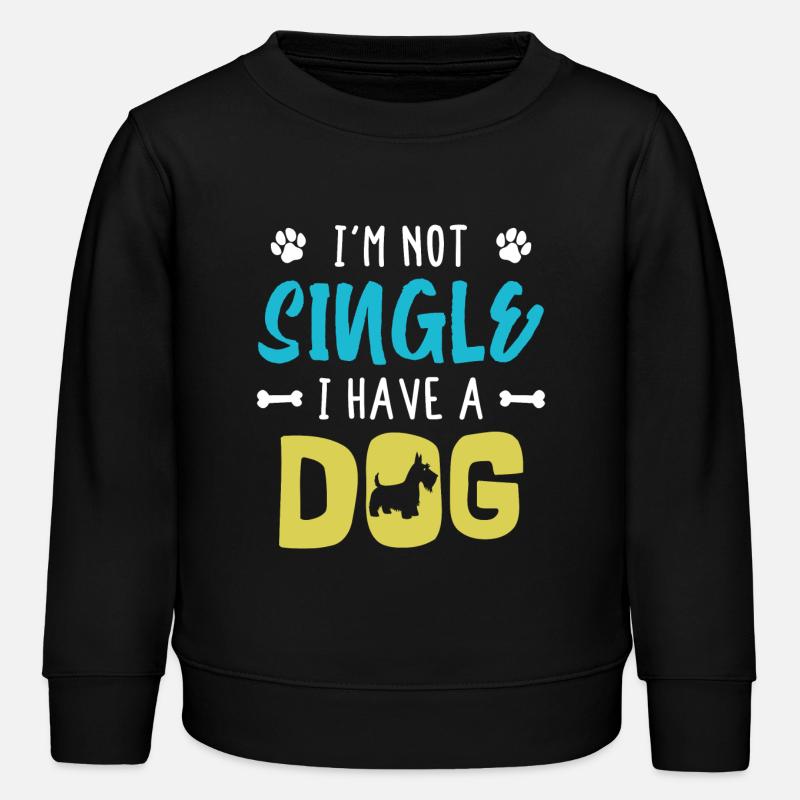 Déclaration de chien Animal préféré Animaux de compagnie Animaux - Sweat enfant bio Stanley/Stella - noir