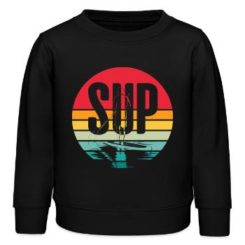 SOUPER - Sweat enfant bio Stanley/Stella - noir - Devant - AI Model Kid Male (0cm)