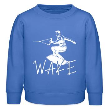 Wakeboard Dire Cascade Sports nautiques Wakesurf - Sweat enfant bio Stanley/Stella - carolina blue - Devant - AI Model Kid Female (0cm)