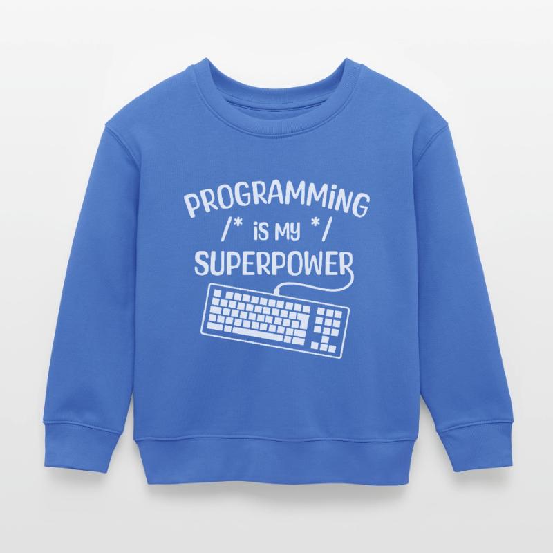Computerfreak Developer Statement Coden Informatik Kinder Organic Sweatshirt Mini Changer von Stanley/Stella