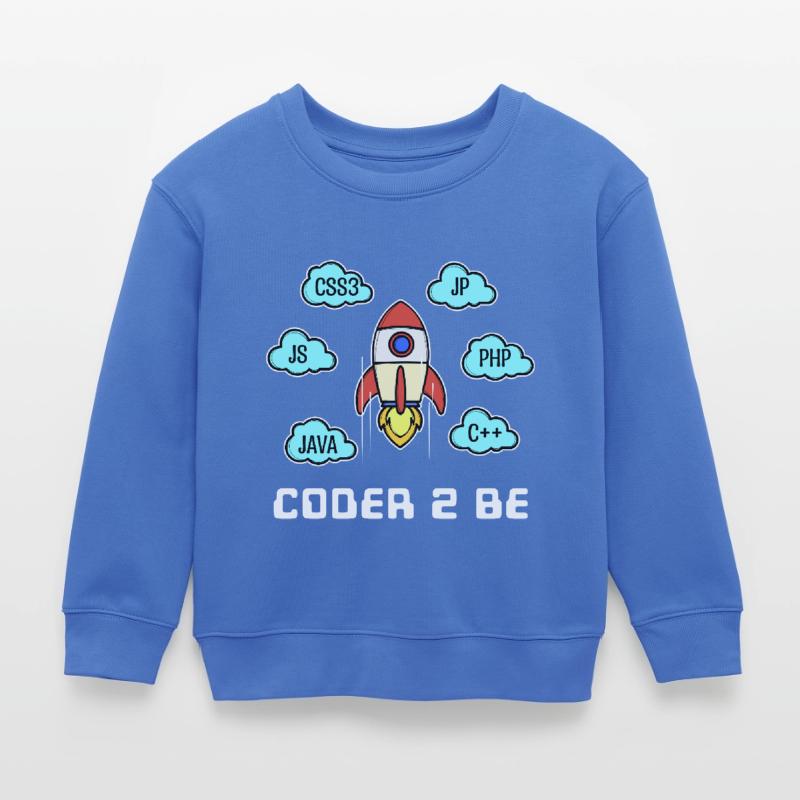 Developer Statement Css Php Java C++ Programmer Kids Organic Sweatshirt by Stanley/Stella
