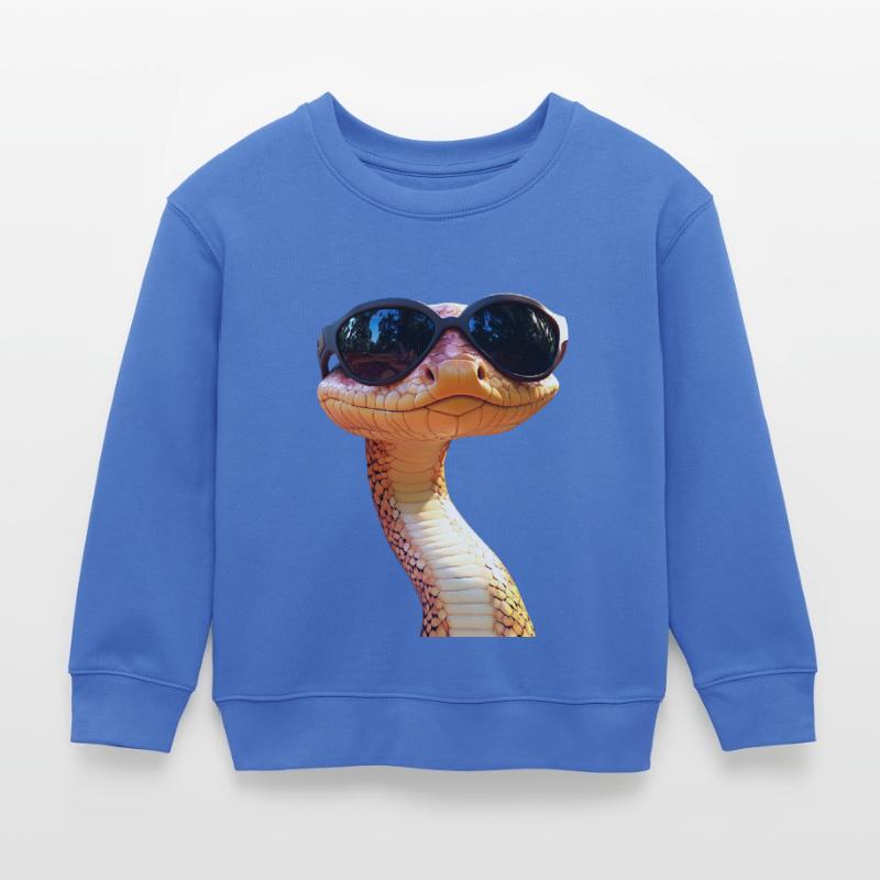 Snake Python Cobra Mamba Rattlesnake Snake Kids Organic Sweatshirt by Stanley/Stella