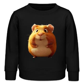 Cochon d’Inde Rongeurs Capybara Rongeur mignon - Sweat enfant bio Stanley/Stella - noir - Devant - AI Model Kid Male (0cm)