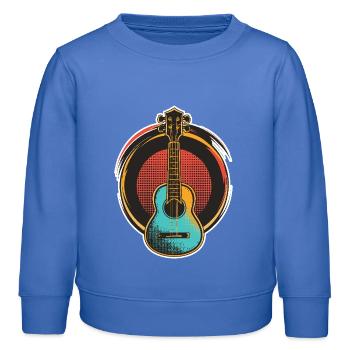 Ukulélé - Sweat enfant bio Stanley/Stella - carolina blue - Devant - AI Model Kid Female (0cm)
