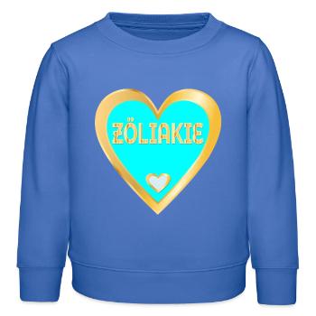 ZÖLIAKIE HERZ DÜNNDARM - Kinder Organic Sweatshirt Mini Changer von Stanley/Stella - carolina Blue - Vorne - AI Model Kid Female (0cm)