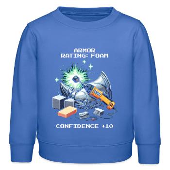 Statistique d’armure : Confiance +10 | Cosplay - Sweat enfant bio Stanley/Stella - carolina blue - Devant - AI Model Kid Female (0cm)