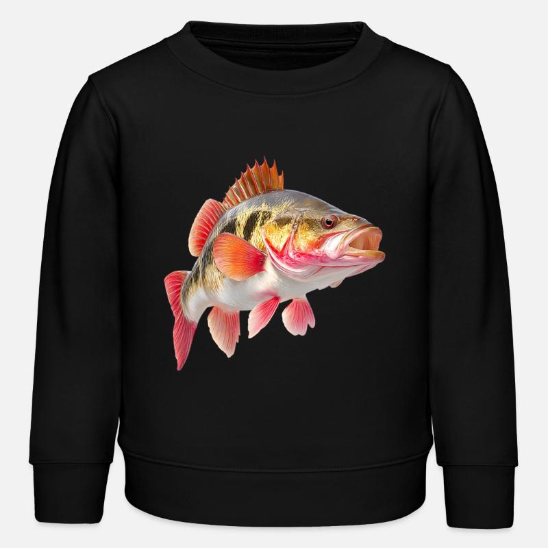 Bright Perch Color Explosion - Kids Organic Sweatshirt by Stanley/Stella - black