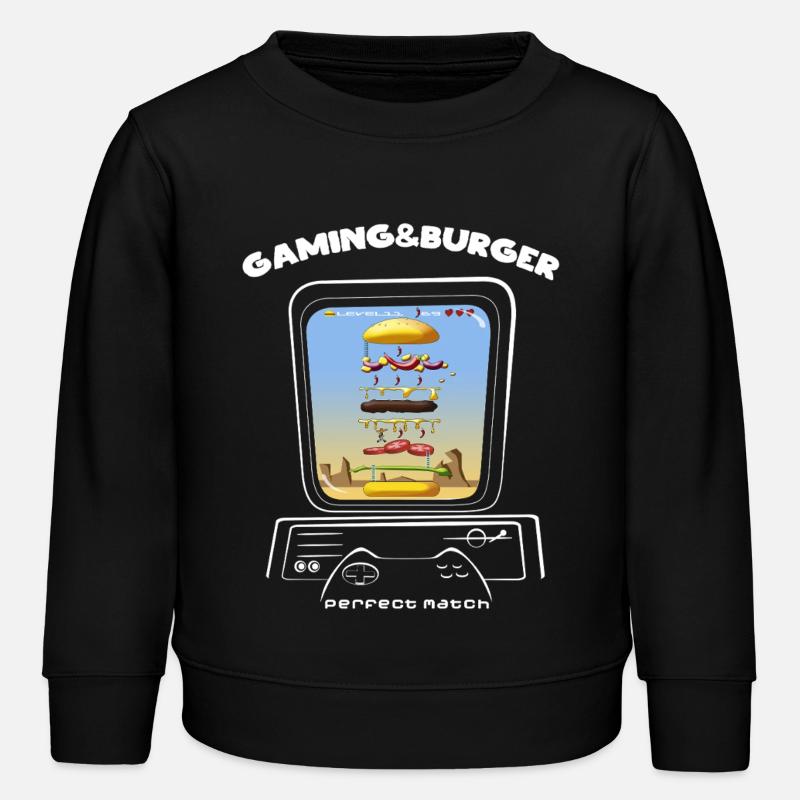 Camping - Kinder Organic Sweatshirt Mini Changer von Stanley/Stella - Schwarz