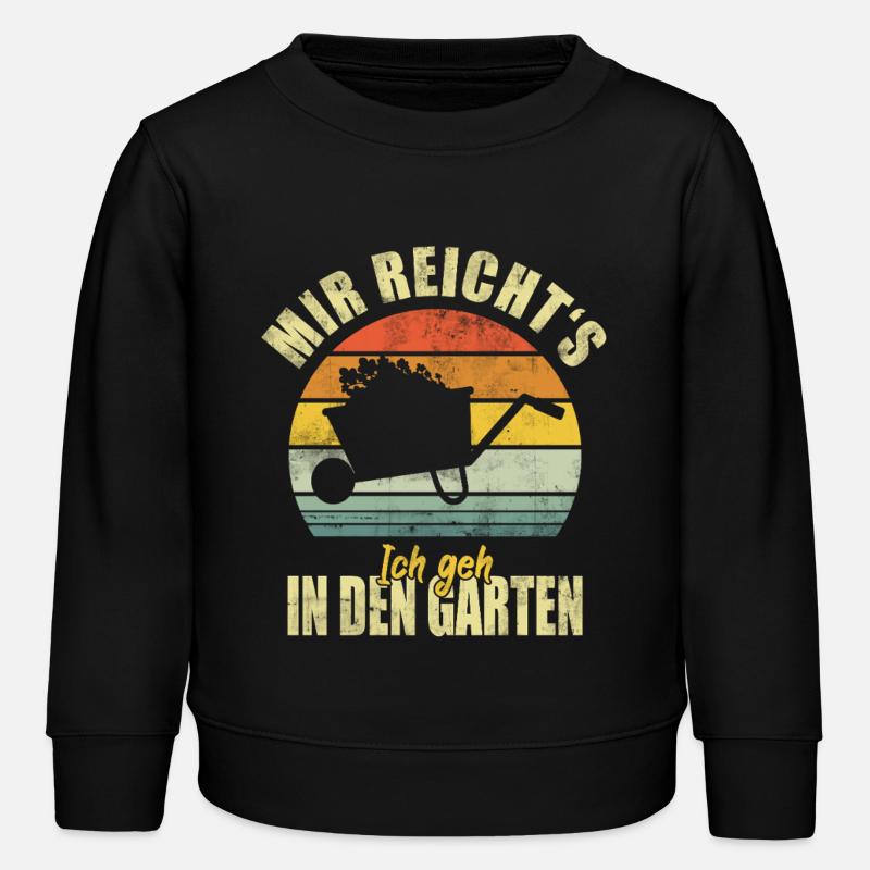 Garten Gärtner Gartenarbeit Lustiger Spruch - Kinder Organic Sweatshirt Mini Changer von Stanley/Stella - Schwarz