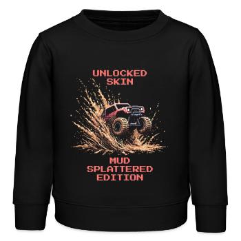 Skin freigeschaltet: Matsch-Edition | RC Offroad - Kinder Organic Sweatshirt Mini Changer von Stanley/Stella - Schwarz - Vorne - AI Model Kid Male (0cm)