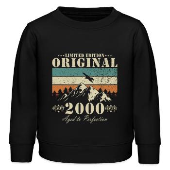Original limité 2000 – Art mature - Sweat enfant bio Stanley/Stella - noir - Devant - AI Model Kid Male (0cm)
