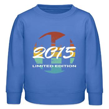 11th Birthday 2015 Boys and Girls Gift - Kids Organic Sweatshirt by Stanley/Stella - carolina blue - Front - AI Model Kid Female (0cm)