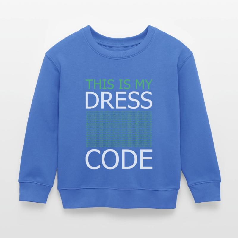 This is my Dress Code – Code Green Kids Organic Sweatshirt by Stanley/Stella