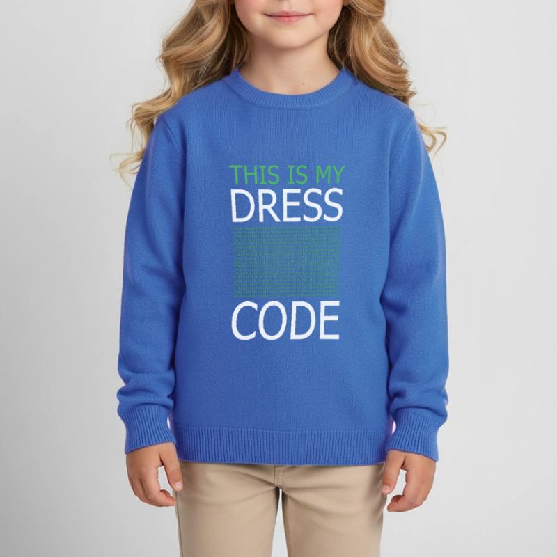 This is my Dress Code – Code Green Kids Organic Sweatshirt by Stanley/Stella