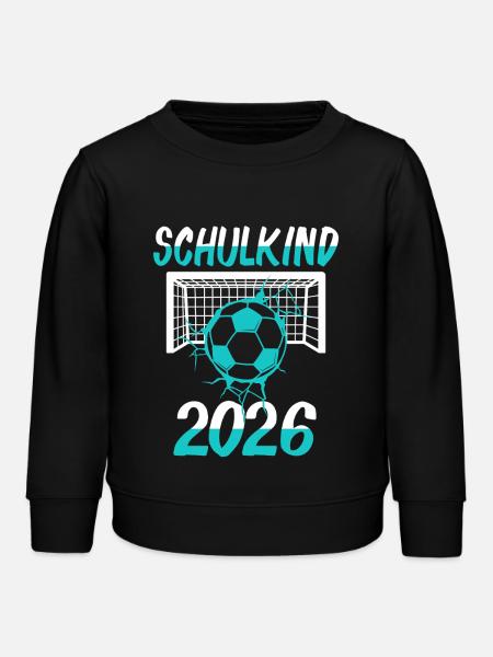 Schoolchild 2026 Gift - Kids Organic Sweatshirt by Stanley/Stella - black