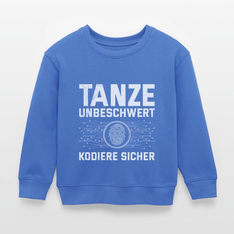 Codeur scientifique DANSE SANS SOUCI, CODE EN TOUTE SÉCURITÉ Sweat enfant bio Stanley/Stella