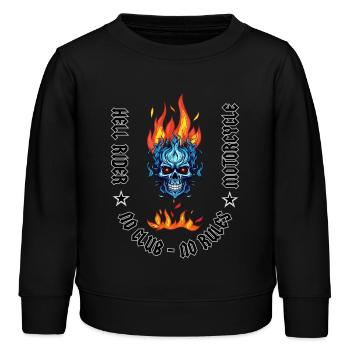 Cavalier de l’enfer - Sweat enfant bio Stanley/Stella - noir - Devant - AI Model Kid Male (0cm)