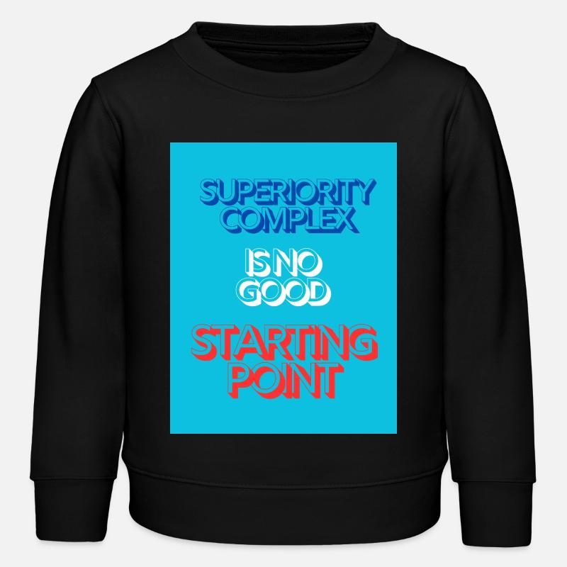 SUPERIORITY COMPLEX - Sweat enfant bio Stanley/Stella - noir