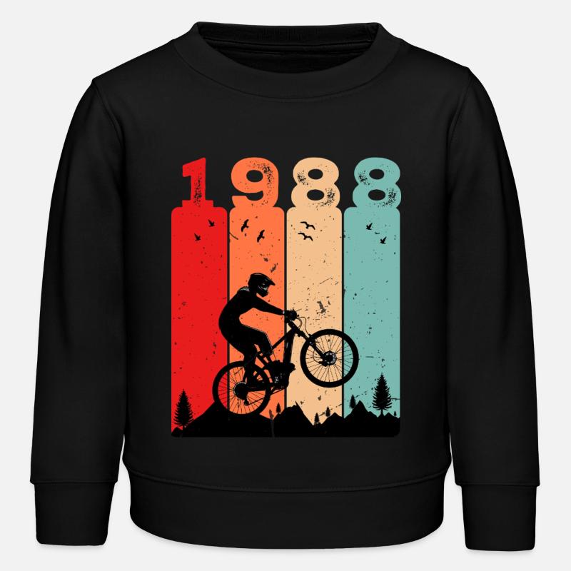 Millésime 1988 - Sweat enfant bio Stanley/Stella - noir