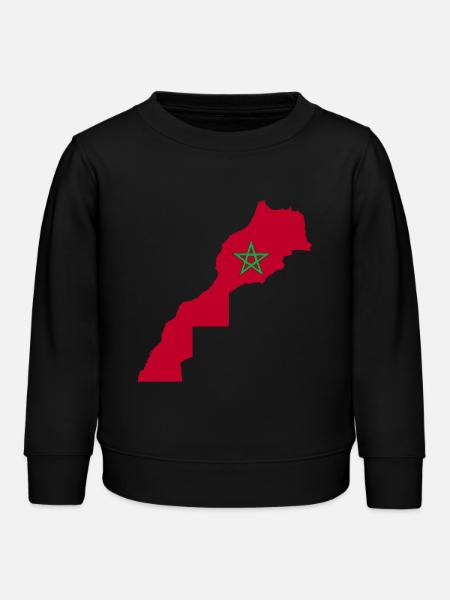 Marokko-Morocco - Kinder Organic Sweatshirt Mini Changer von Stanley/Stella - Schwarz