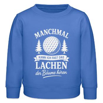 Lustiges Golf Golfer Golfsport - Kinder Organic Sweatshirt Mini Changer von Stanley/Stella - carolina Blue - Vorne - AI Model Kid Female (0cm)