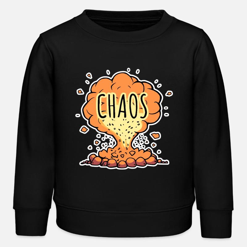 Absolute CHAOS! - Kids Organic Sweatshirt by Stanley/Stella - black