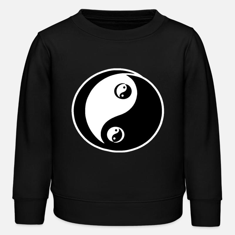 Yin Yang - Sweat enfant bio Stanley/Stella - noir