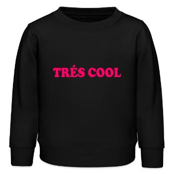 Trés cool - Sweat enfant bio Stanley/Stella - noir - Devant - AI Model Kid Male (0cm)