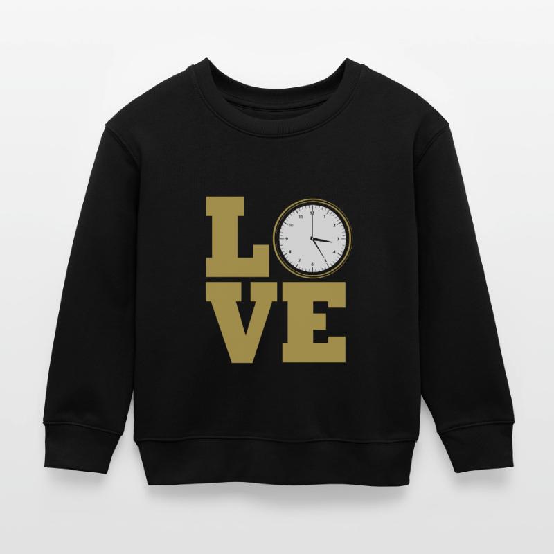 Clockwork Clock Kids Organic Sweatshirt by Stanley/Stella