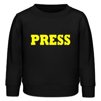 Presse - Sweat enfant bio Stanley/Stella - noir - Devant - AI Model Kid Male (0cm)