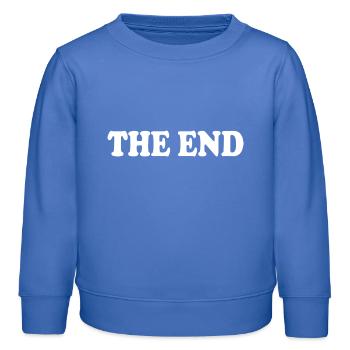 The end - Kinder Organic Sweatshirt Mini Changer von Stanley/Stella - carolina Blue - Vorne - AI Model Kid Female (0cm)