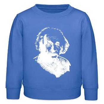 Nous sommes Ulmers - Sweat enfant bio Stanley/Stella - carolina blue - Devant - AI Model Kid Female (0cm)