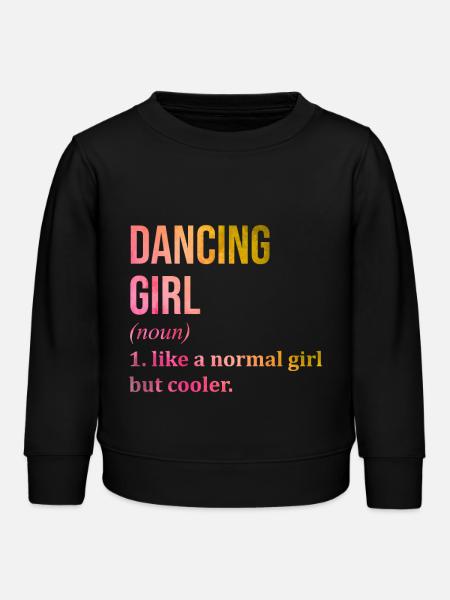 Dancer Dancer Dancer - Kinder Organic Sweatshirt Mini Changer von Stanley/Stella - Schwarz