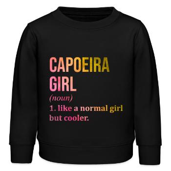Capoeira - Sweat enfant bio Stanley/Stella - noir - Devant - AI Model Kid Male (0cm)