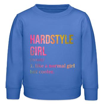 Hardstyle - Sweat enfant bio Stanley/Stella - carolina blue - Devant - AI Model Kid Female (0cm)