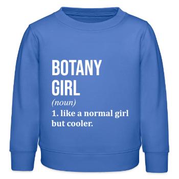 botanique - Sweat enfant bio Stanley/Stella - carolina blue - Devant - AI Model Kid Female (0cm)