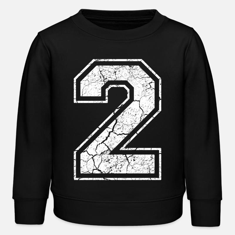 2 two zwei white weiss (fr) - Sweat enfant bio Stanley/Stella - noir