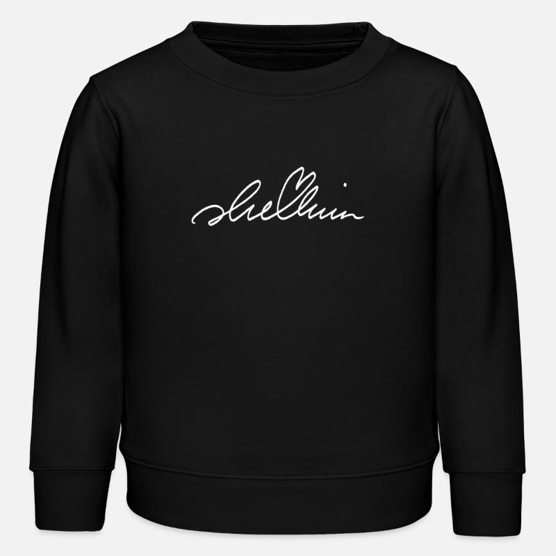 California Script Vintage Logo - Kinder Organic Sweatshirt Mini Changer von Stanley/Stella - Schwarz