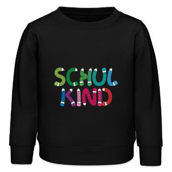 Schulkind 2026 Schule Einschulung Schulanfang - Kinder Organic Sweatshirt Mini Changer von Stanley/Stella - Schwarz - Vorne - AI Model Kid Male (0cm)